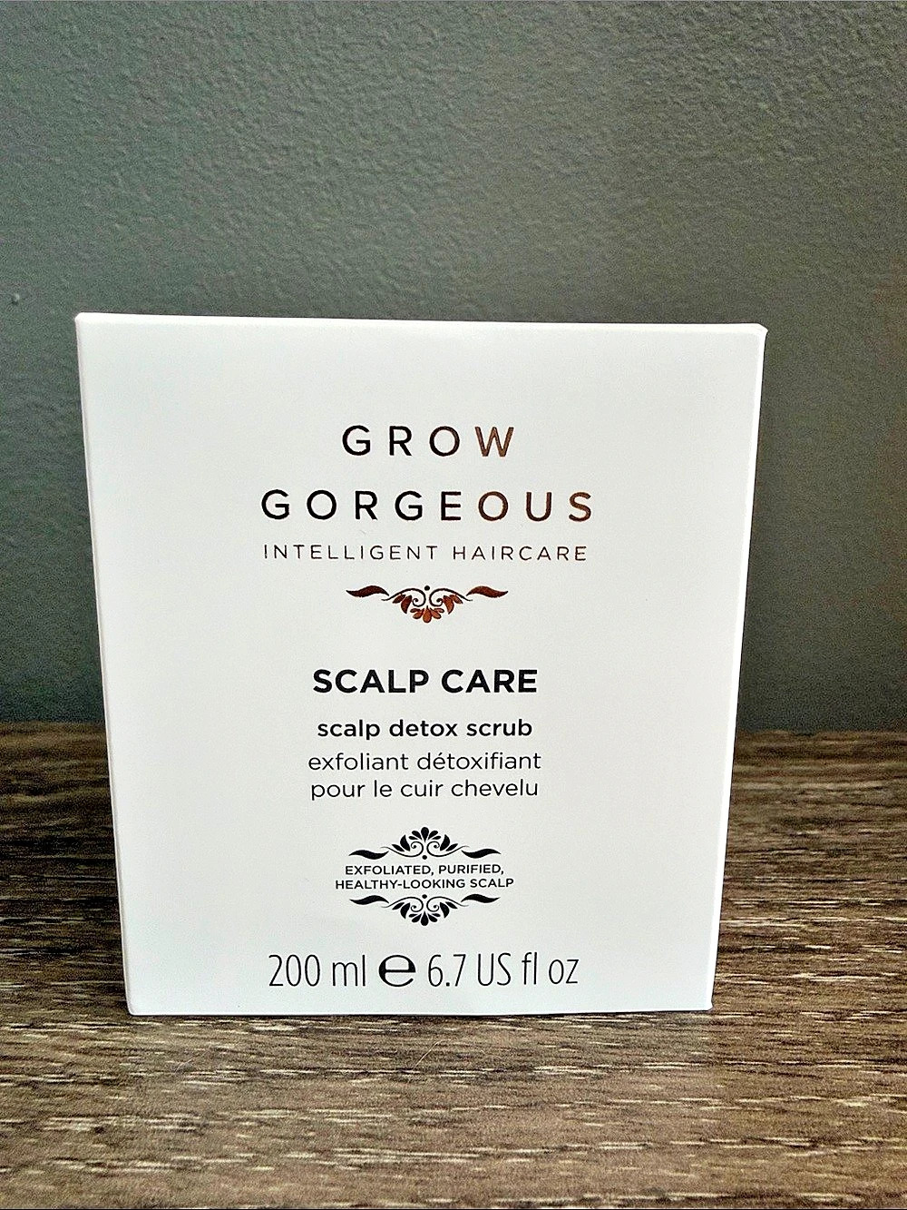 Grow Gorgeous Scalp Care Scalp Detox Scrub Hair Treatment 200 ml NWT